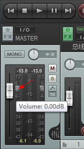 主通道要调至 0db
